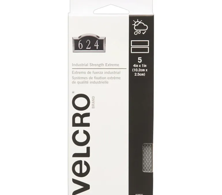 Velcro Brand Industrial Strength Extreme Fasteners 4-inches by 1-inch. #90800