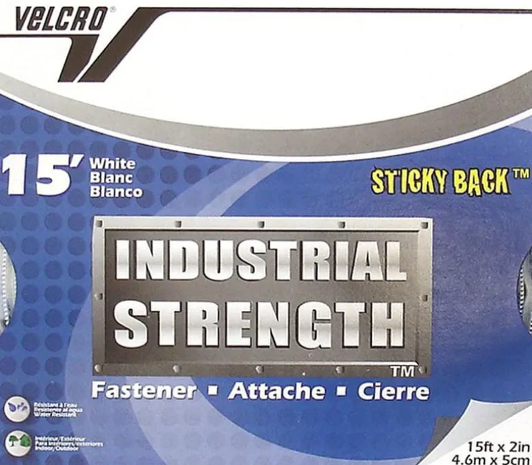 Velcro Industrial Strength Tape – 2-inch x 1-foot – White