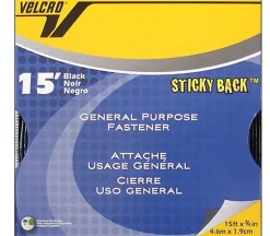 Velcro Sticky Back Tape – 3/4-inch x 1-foot – Black