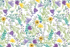 Veronica’s Garden Fresh Daisies on Navy