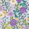 Veronica’s Garden Leaves in Tonal Violet Purple