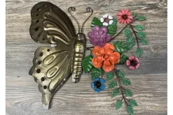 Vibrant Butterfly Metal Wall Art by Sierra Pacific Crafts
