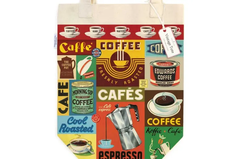 Vintage Cats Natural Cotton Tote Bag