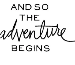 Vinyl Rub-On – And So The Adventure Begins