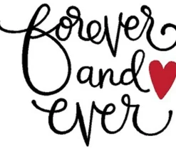 Vinyl Rub-On – Forever And Ever