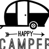 Vinyl Rub-On – Happy Camper