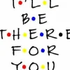Vinyl Rub-On – Ill Be There For You – With Color Dot