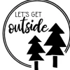 Vinyl Rub-On – Lets Get Outside