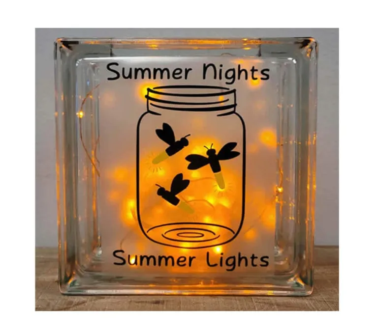 Vinyl Rub-On – Summer Night Fireflies