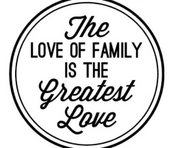 Vinyl Rub-On – The Love Of Family