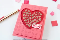 Waffle Flower Dashed Lattice Dot Stencil