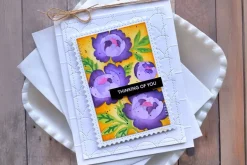 Waffle Flower Nesting Postage Collage Die