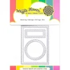 Waffle Flower Postage Collage Rose Stencil