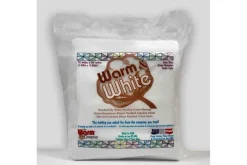 Warm and White Cotton Batting – Twin Size 72-inch x 90-inch