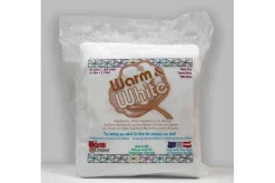 Warm and White Cotton Batting – Queen Size 90-inch x 108-inch.