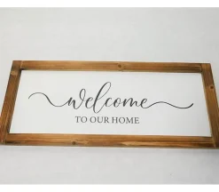 Welcome to Our Home Sign