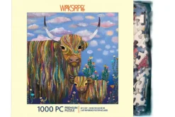 WerkShoppe Highland Cows 1000-Piece Puzzle