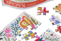 WerkShoppe Puzzle Snax Butterfly Floral 100-Piece Puzzle