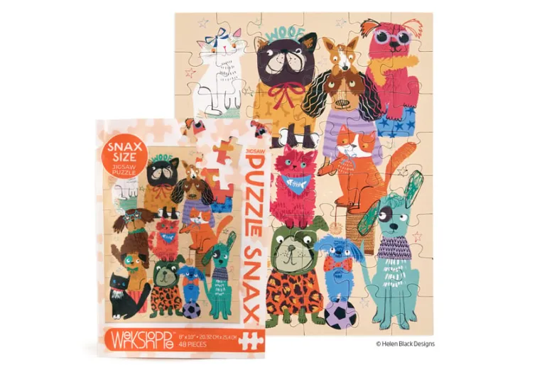 WerkShoppe Puzzle Snax Gummy Bears 100-Piece Puzzle