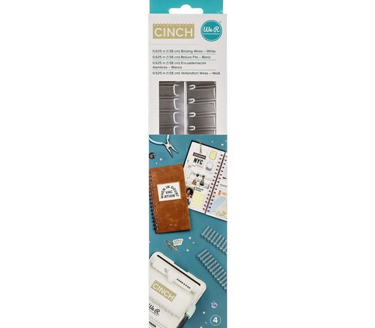 We R Memory Keepers Cinch Spiral – White – 4 Piece