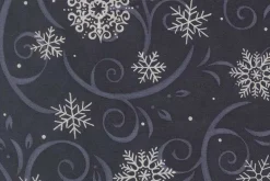 When Snow Falls Stocking Fabric Panel, 24-in by 44-in