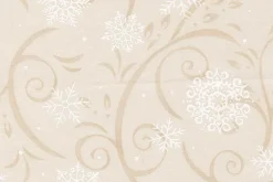 When Snow Falls Swirling Snowflakes on Snowy White