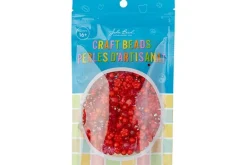 White and Crystal Acrylic Bead Mix, 80g