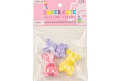 White and Crystal Acrylic Bead Mix, 80g