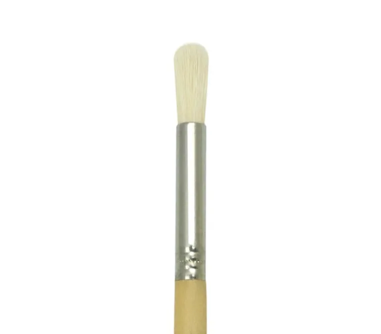 White Briste Long Handle Brush (view styles/sizes)