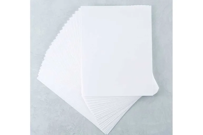 White Cardstock 8 1/2″ x 11 – 25 pack – 80 lb