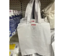 White Cotton Eco Tote Bag
