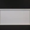 White Frame with White Slat Board Center