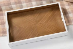White Tray with Brown Bottom – 19″ x 12″ x 2.25″