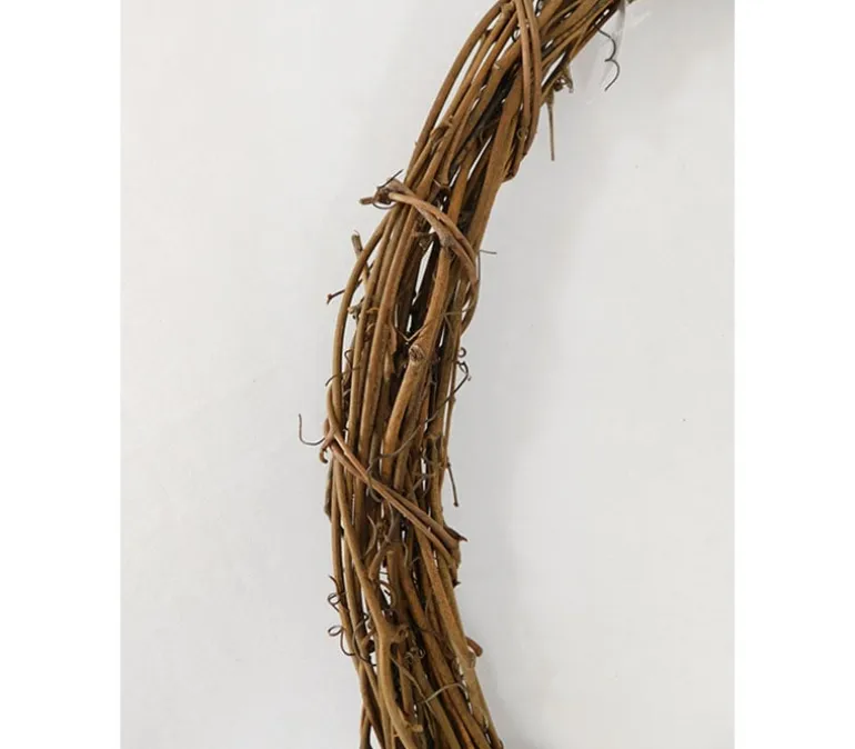 Wicker Wreath – 10-inch – Brown