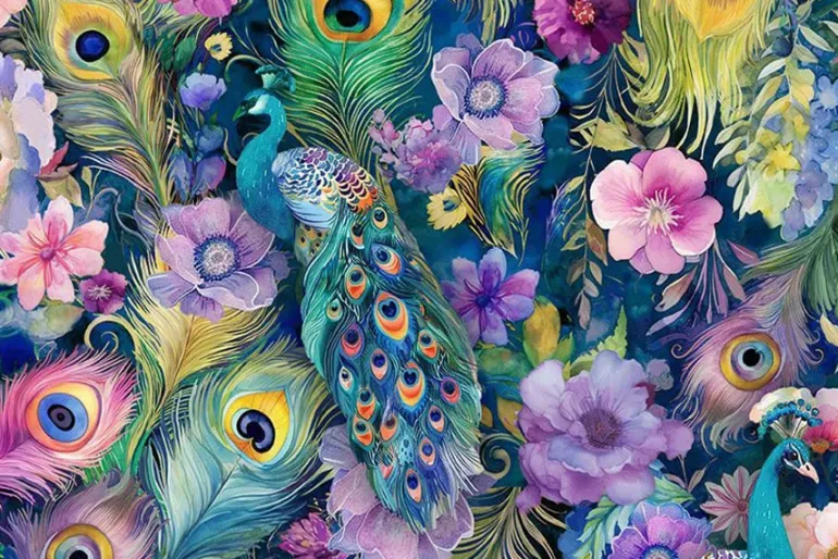 Wild Beauty Fantasy Plumes and Florals Dream