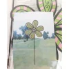 Wind Spinner – Flowers with Spinners – Green/Pink or Pink/Purple – Color Shipped is Randomly Picked