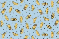 Winnie the Pooh Multicolor Plaid