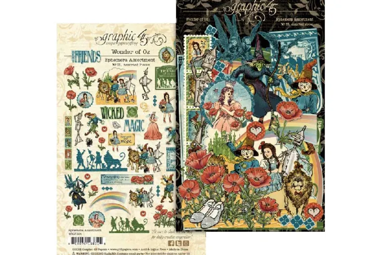 Wonder of Oz Rub-on Transfers