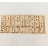 Wood Alphabet Letter Set – Block Letter
