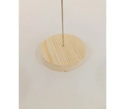 Wood Circle Base Stand Holder for Photos and Notes