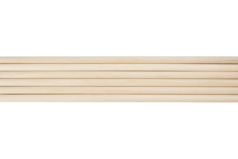 Wood Dowel Rods – 7/16″ X12″ – 8pc. – Natural