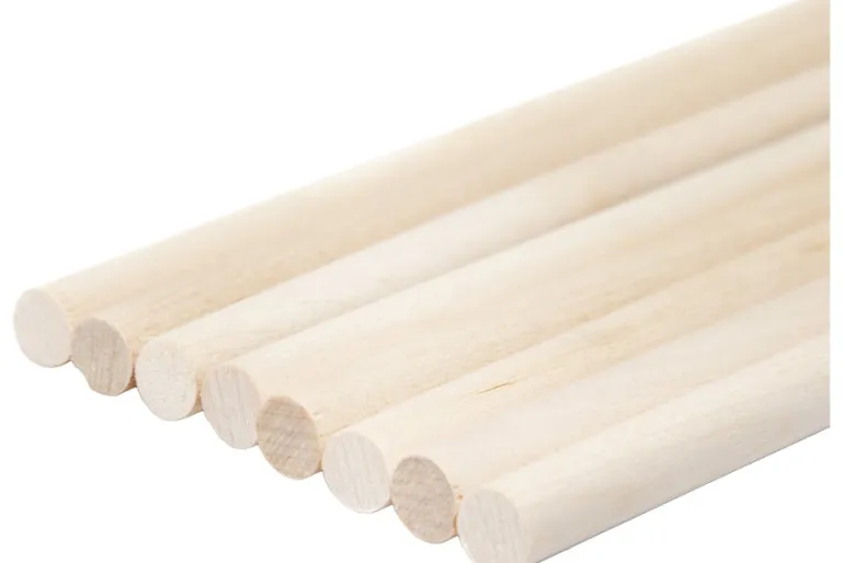 Wood Dowel Rods – 7/16″ X12″ – 8pc. – Natural
