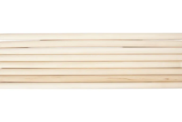 Wood Dowel Rods – 7/16″ X12″ – 8pc. – Natural