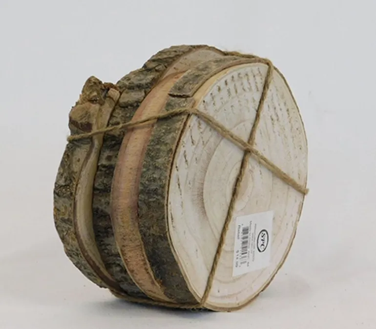 Wood Slice Disc – 4 Piece