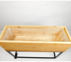 Wood and Metal Plant Stand – Large