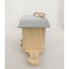 Wood Bird House – Trailer with Metal Roof