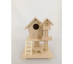 Wood Bird House – Treehouse