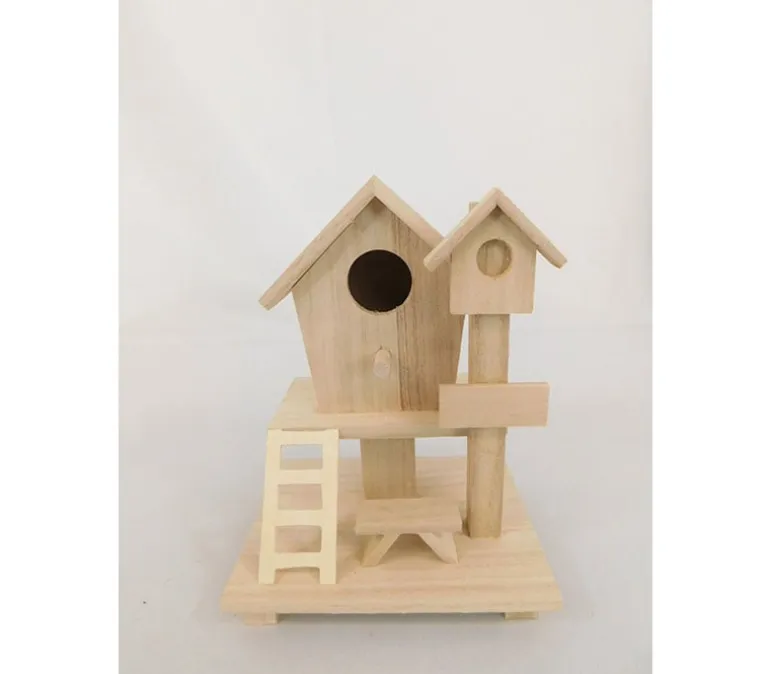 Wood Bird House – Treehouse
