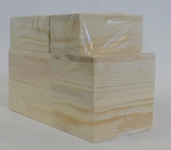 Wood Block Set – 6-Piece Assorted Sizes for DIY and Décor
