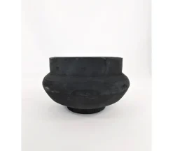 Wood Bowl – Black – 8.3-inch x 6-inch